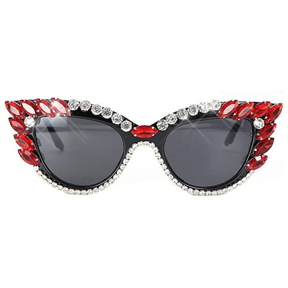 NEW Sparkling Bling Swarovski Crystal Rhinestone Sunglasses UV400 +FREE … main image 4